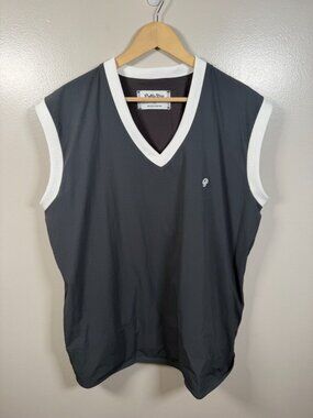 Public Drip Swing Vest Size XXL Gray Golf Lightweight Pockets Athletic Nylon